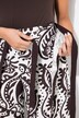Pantalon esprit portefeuille. Jambe large et taille confortable