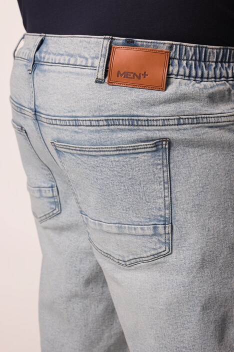 Men+ shorts, mavevenlig pasform, 5 lommer, lige pasform, op til str. 72