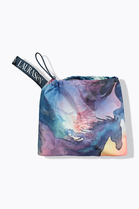 Functionele regencape, unisex, print, capuchon