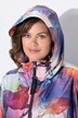 Poncho imperméable unisexe à capuche avec imprimé