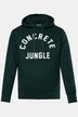 Men+ hettegenser, brysttrykk, kengurulomme, opptil 8 XL