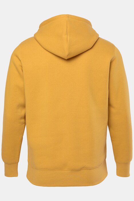 Men+ hettegenser, brysttrykk, kengurulomme, opptil 8 XL