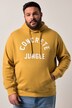 Maglia Men+ con cappuccio, stampa sul petto e tasca a marsupio, fino alla tg. 8XL