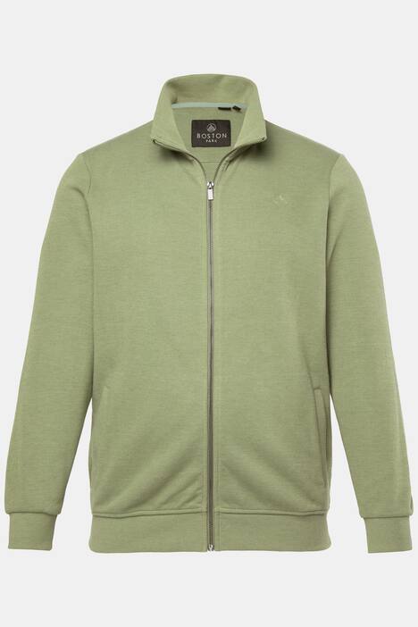 Boston Park chaqueta de chándal, chándal acanalado, cuello alzado, hasta la 84/86