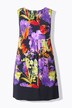 Jersey jurk, print, A-lijn, ronde hals, mouwloos
