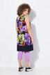 Jersey jurk, print, A-lijn, ronde hals, mouwloos