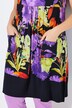 Jersey jurk, print, A-lijn, ronde hals, mouwloos