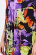 Jersey jurk, print, A-lijn, ronde hals, mouwloos