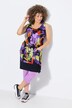 Jersey jurk, print, A-lijn, ronde hals, mouwloos