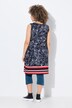 Jersey jurk, print, A-lijn, ronde hals, mouwloos