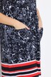 Jersey jurk, print, A-lijn, ronde hals, mouwloos