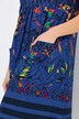Jersey jurk, print, A-lijn, ronde hals, mouwloos