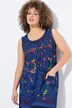 Jersey jurk, print, A-lijn, ronde hals, mouwloos