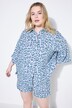 Blusa dal taglio oversize in mussola con colorato design leopardato