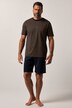 Pyjama JP 1880 collection Homewear, deux pièces (t-shirt à manches longues + short) – jusqu'au 8 XL