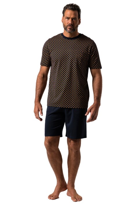 Pyžamo JP1880, kolekce domácího oblečení, dvojdílné, tričko, do 8XL