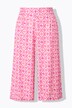 Culotte, wide legs og farvet rombemønster
