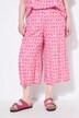 Culotte, wide legs og farvet rombemønster