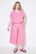 Culotte, wide legs og farvet rombemønster