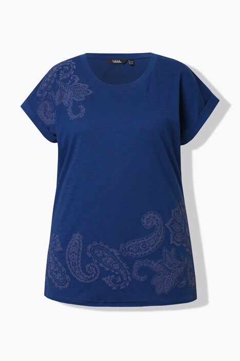 T-shirt oversize. Col rond et manches courtes. Imprimé 3D