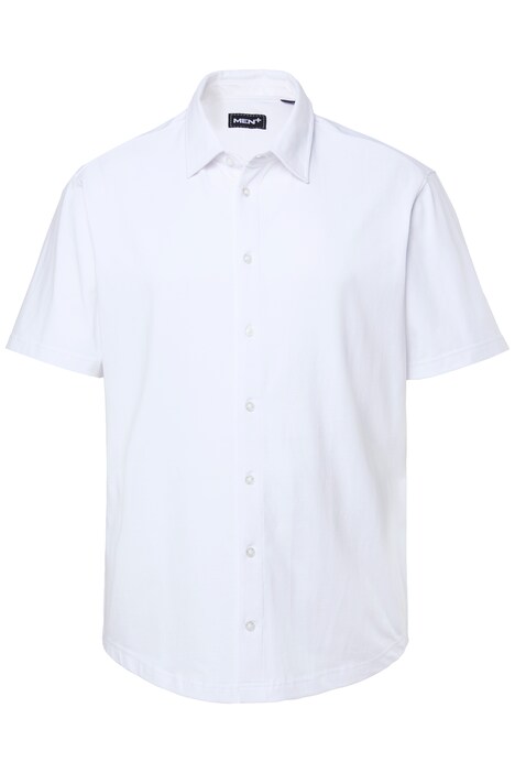 Žerzejová Business košile Men+, FLEXLASTIC®, krátké rukávy, Kent límeček, Modern střih, do 8XL
