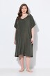 Bellieva frotté-poncho, oversized, trykknapper i siden