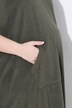 Bellieva frotté-poncho, oversized, trykknapper i siden