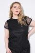 Robe maxi avec dentelle, fond de robe opaque et coupe Fitted Shape