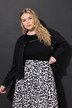 Jakke, boxy shape, hørmix