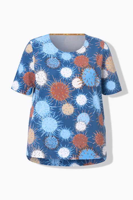 T-shirt à manches 1/2 et col rond. Label OEKO-TEX