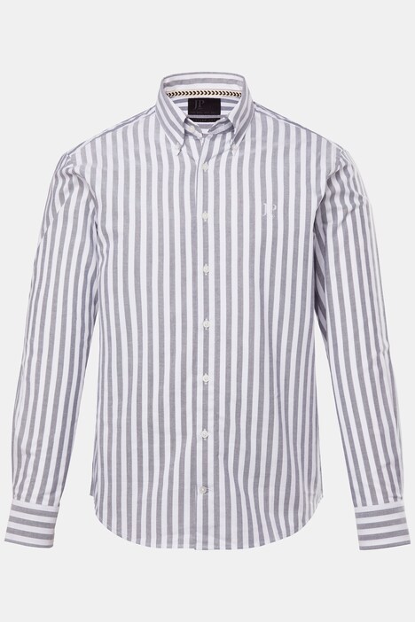 JP1880 Oxford-Hemd, Langarm, Buttondown-Kragen, Modern Fit, bis 8 XL