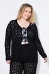 Cardigan en maille ajourée, coupe Straight Shape