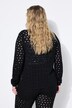 Cardigan en maille ajourée, coupe Straight Shape