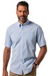 Košile JP1880, krátké rukávy, límeček s knoflíky, Modern střih, do 8XL