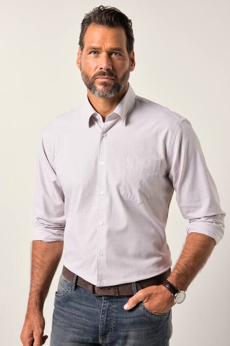 JP 1880 Business-Hemd, Langarm, Kentkragen, Modern Fit, bis 8 XL