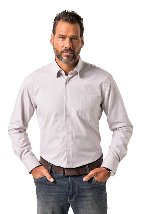 Business košile JP1880, dlouhé rukávy, Kent límeček, Modern střih, do 8XL