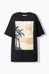 T-skjorte, oversized, Paloma Beach