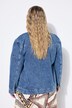 Veste en jean à franges, coupe Boxy Shape