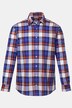 Men+ ternet skjorte, lange ærmer, Kent-krave, comfort fit, op til str. 8XL