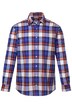 Kostkovaná košile Men+, dlouhé rukávy, Kent límeček, Comfort střih, do 8XL