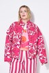 Quiltet jakke, oversize med allover-print