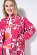 Quiltet jakke, oversize med allover-print