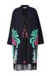 Kimono, mušelín, palmový potisk
