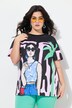 T-shirt, boxy fit, women's motif