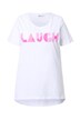 Tričko, A střih, zářivý nápis LAUGH