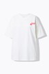 T-shirt oversize, imprimé cocktail