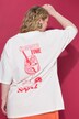 T-shirt oversize, imprimé cocktail