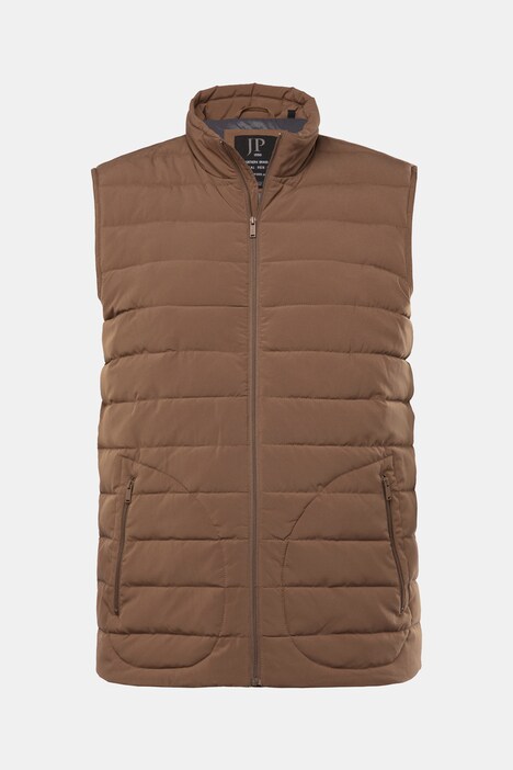 JP 1880 quiltet vest, dunlook, ståkrave, op til 8XL