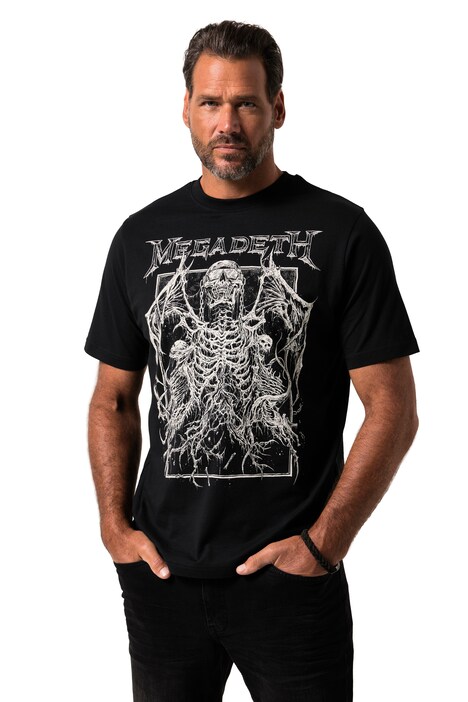 Tričko JP1880, kolekce hudební skupiny, krátké rukávy, Megadeth, do 8XL