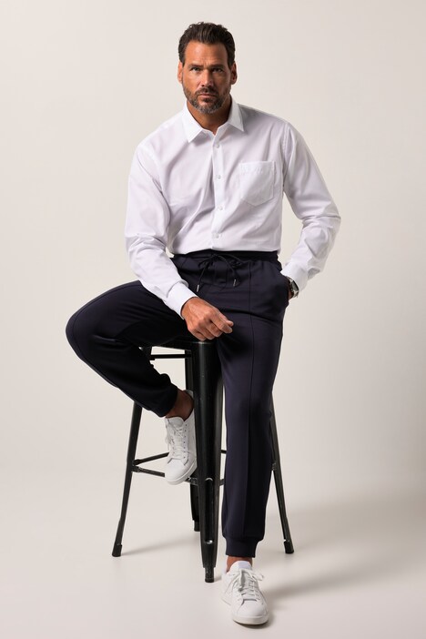 Pantalon à enfiler JP 1880 en jersey, finition FLEXNAMIC®, coupe Straight Fit tendance - jusqu'au 8 XL